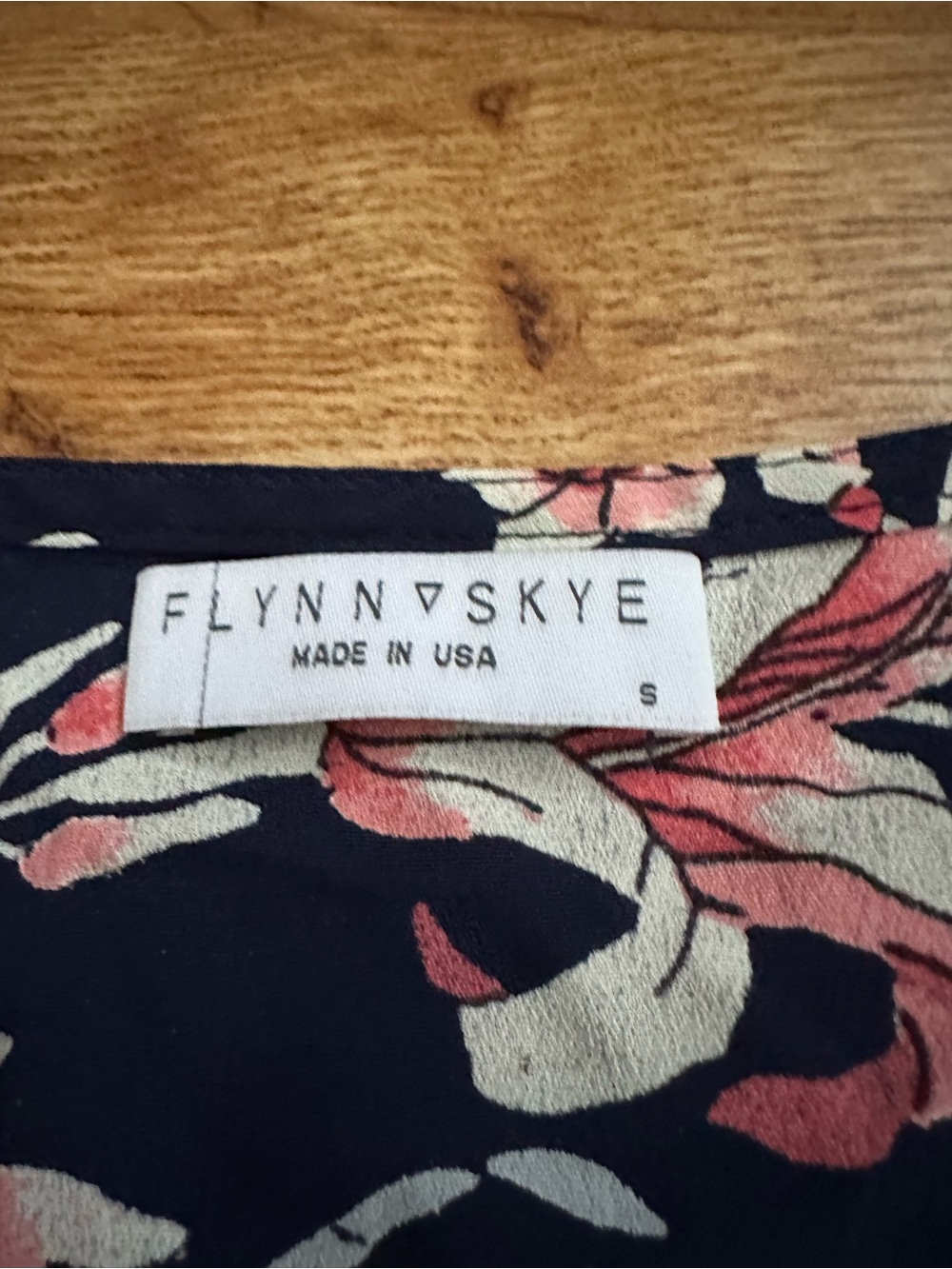 New! Flynn Skye Ale Navy Floral Long Maxi Dress S - Picture 4 of 14
